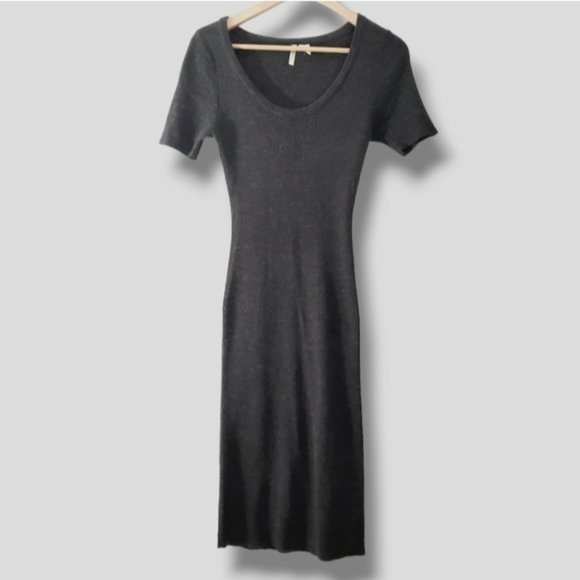 FALL/WINTER- RIPE- Long Knit T Shirt Dress- Grey- Medium- Like New - Picture 1 of 5